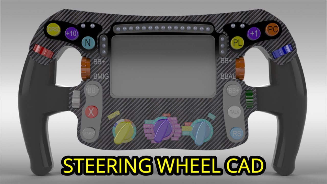 MODELLING THE MERCEDES AMG F1 STEERING WHEEL