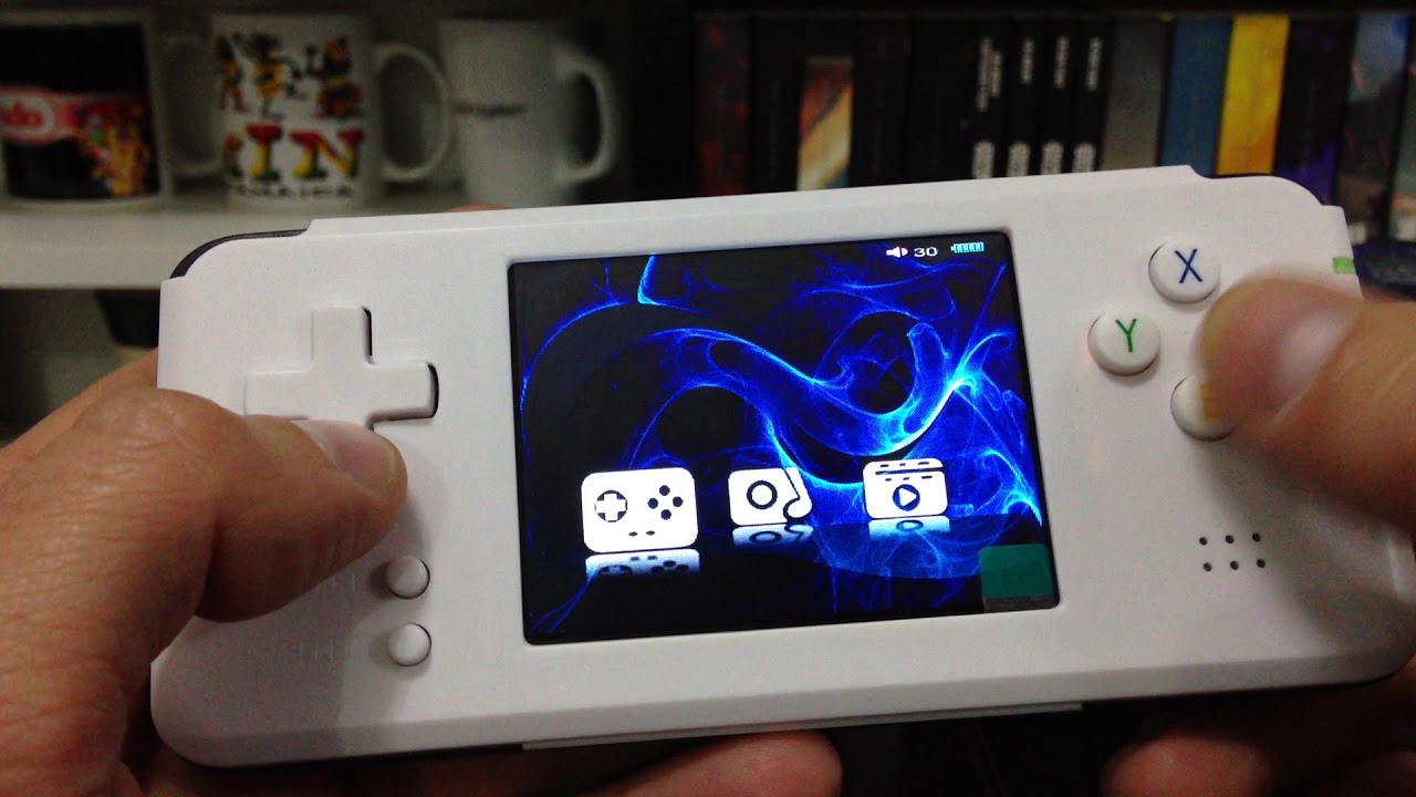 RetroGame RS 97 Branco com Dingux