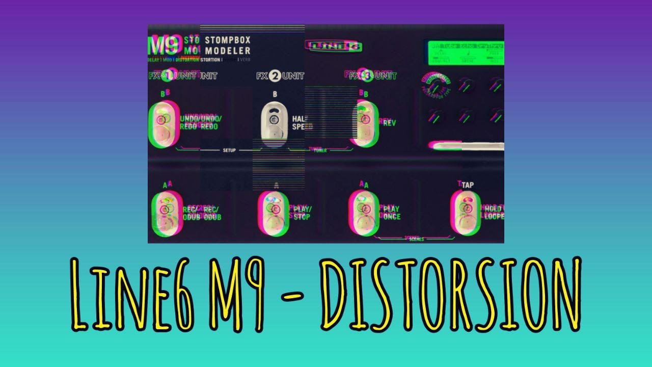 #Line6  M5/M9/M13 Pedalboard with Bass - DISTORTION EFFECTS / OCTAVER / EQs / COMP (No Talking)