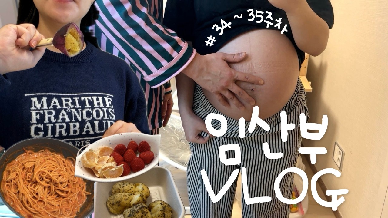 [ 임산부 vlog ] 의사가 산책 그만하라고 하셔서.. 🤰🏻💦