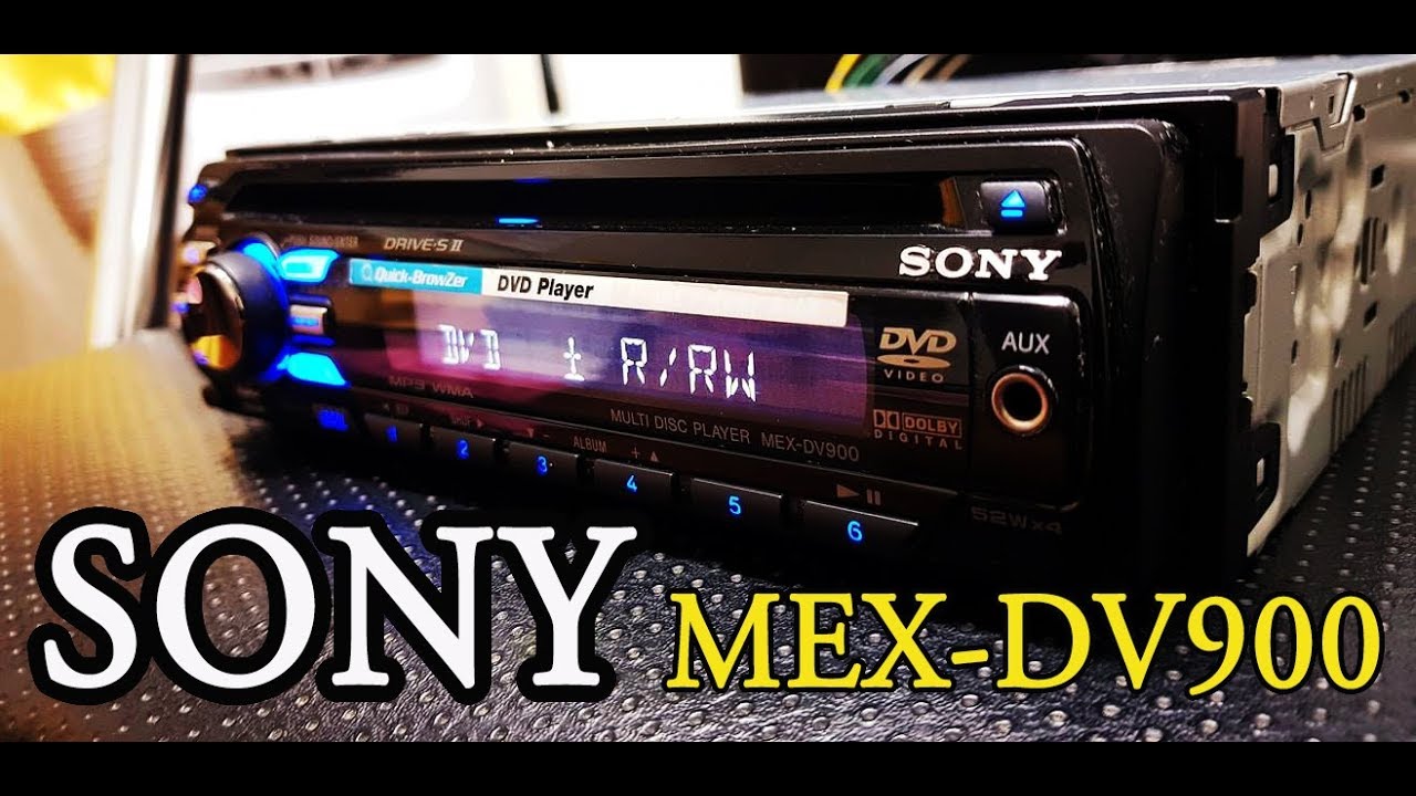 SONY MEX DV900 CAR DVD HEAD UNIT