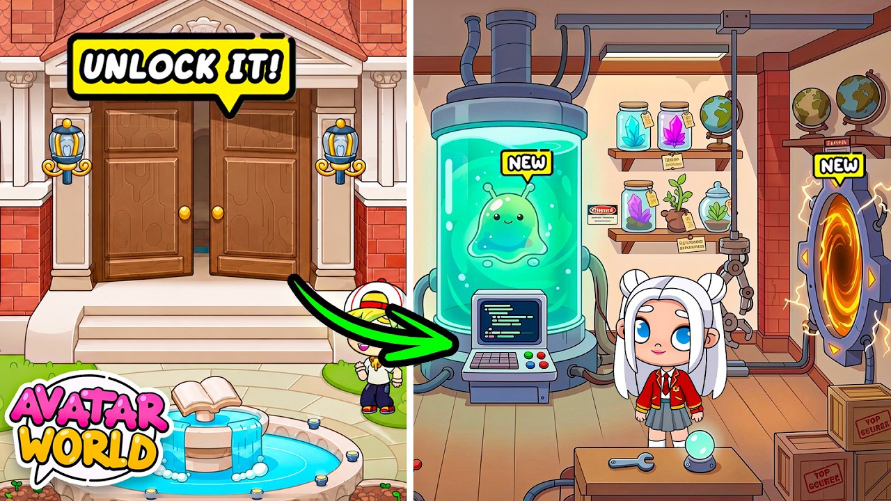 THE COLLEGE DOOR IS OPEN?! 😱 NEW AVATAR WORLD SECRET