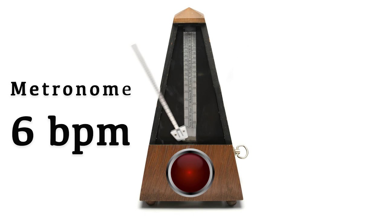 Metronome 6 bpm 🎼