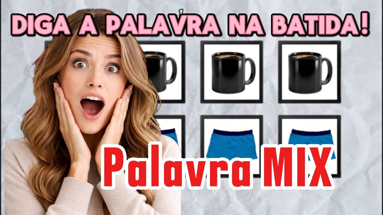 DESAFIO PALAVRA MIX: Diga a palavra na batida da música 🎤✨