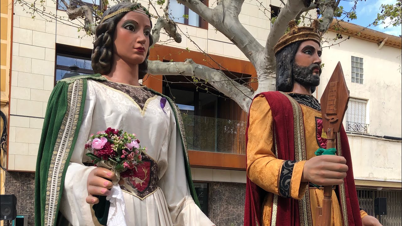 Trobada de gegants bandolers a Banyeres del Penedès
