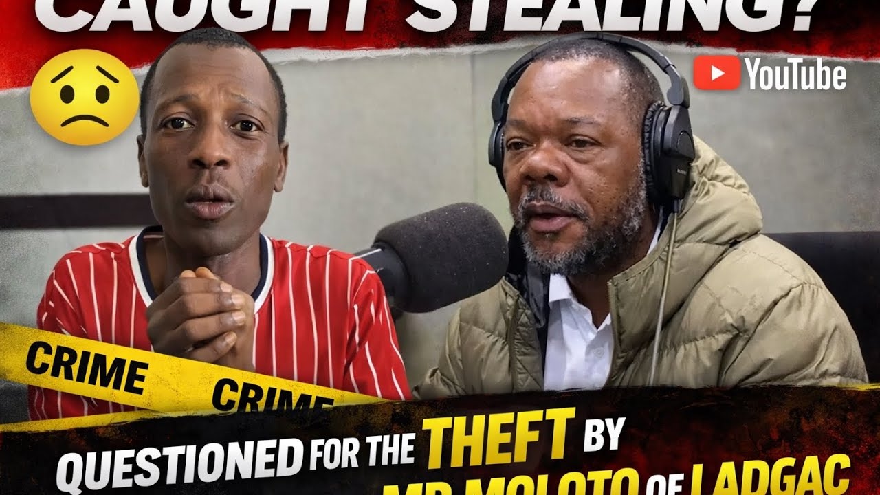 The C in LADGAC stands for Crime. “Anti- Drugs And Crime”. Mr Moloto fixing a thief 