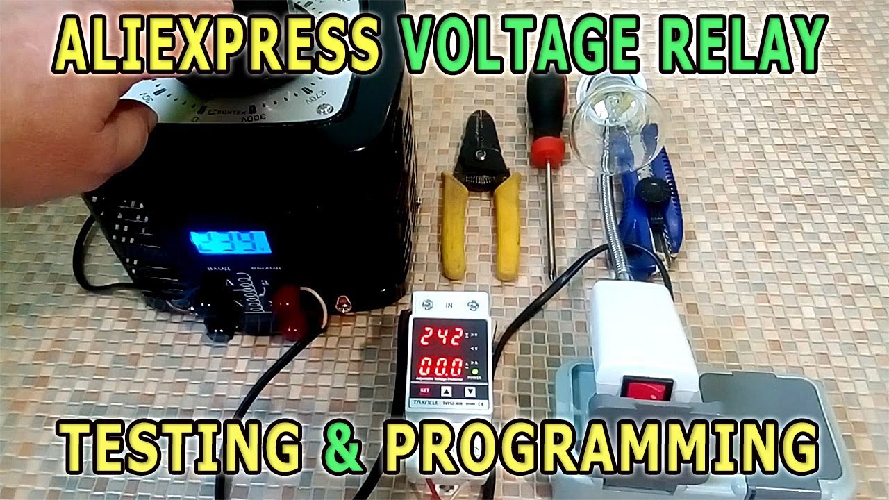 AliExpress Voltage Relay &ndash; Testing & Programming | Is It Any Good? | DIY Overvoltage Protection