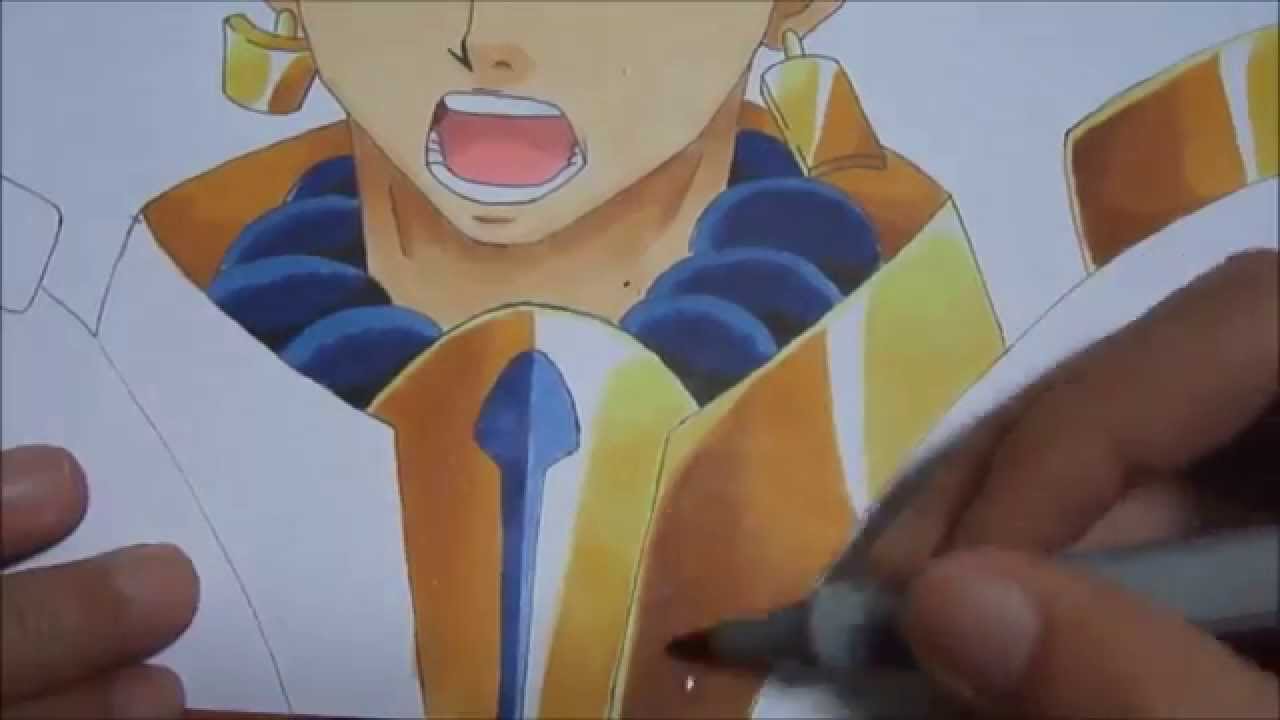 Gilgamesh (Archer) from Fate/Zero speed draw (second attempt) ギルガメッシュ