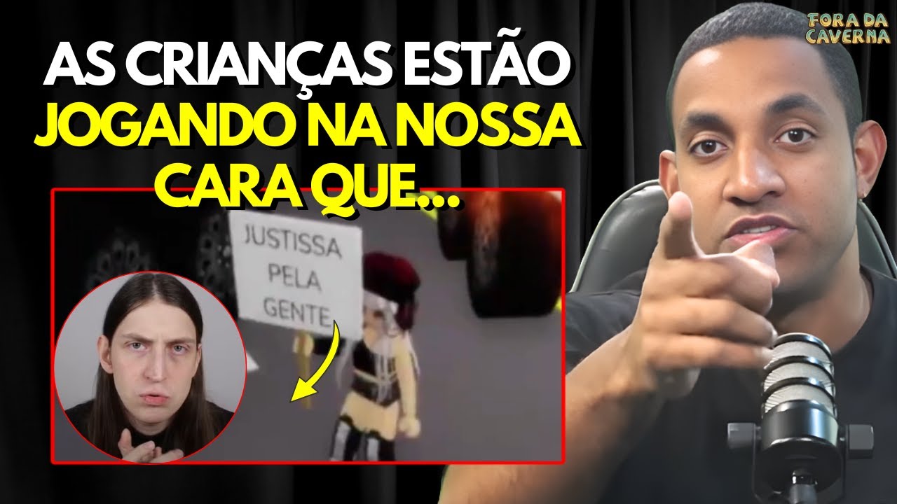 Felca RESPONDE crianças sobre ROBLOX | Cortes do Fora da Caverna