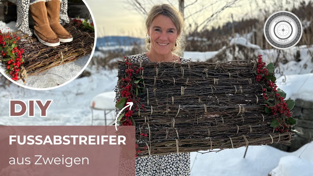DIY - FUSSMATTE - MEIN persönliches LIEBLINGSSTÜCK EASY zum Nachmachen, SCHMUCKSTÜCK für den Eingang
