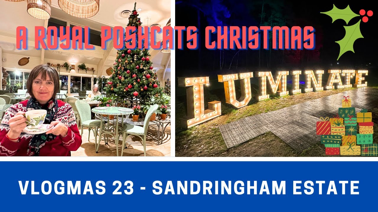 VLOGMAS 23 | Sandringham Camping and Illuminate Christmas Light Show | Vlog 615