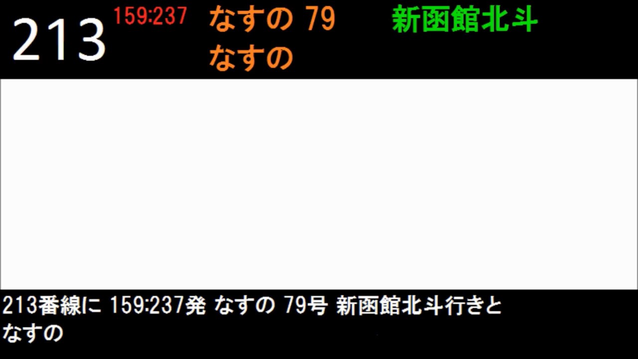 COSMOS型自動放送で遊んでみる