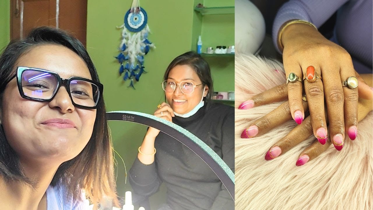 আজ Nail Extension করাতে কোথায় গেলাম ???