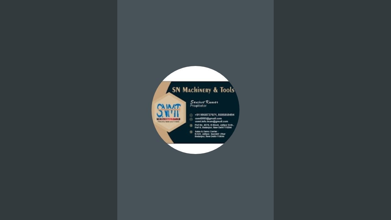 SN MACHINERY & TOOLS is live!