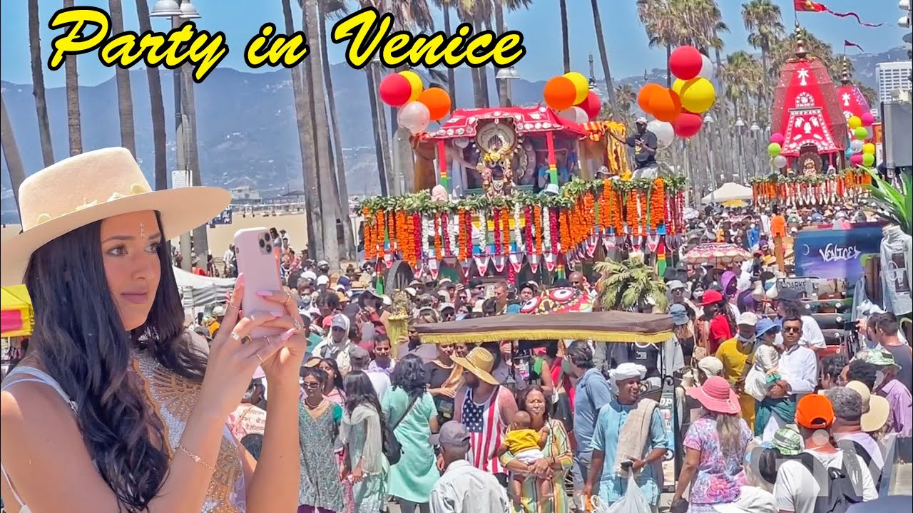 Hare Krishna Festival of Chariots on Venice Beach 2022
