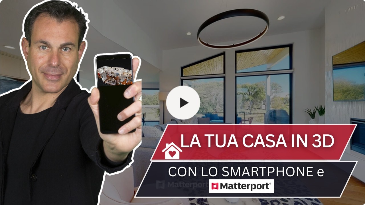 Come creare un TOUR VIRTUALE 3D anche con lo Smartphone grazie a Matterport