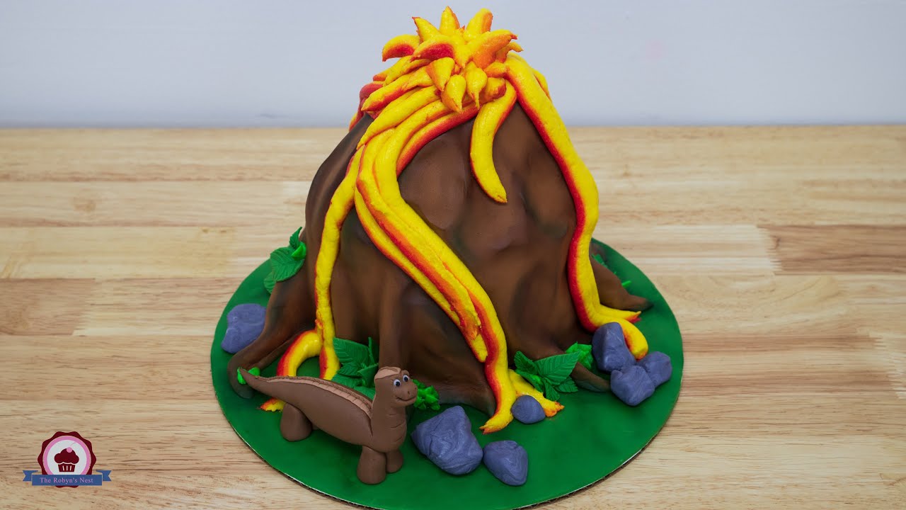 Volcano Cake Tutorial