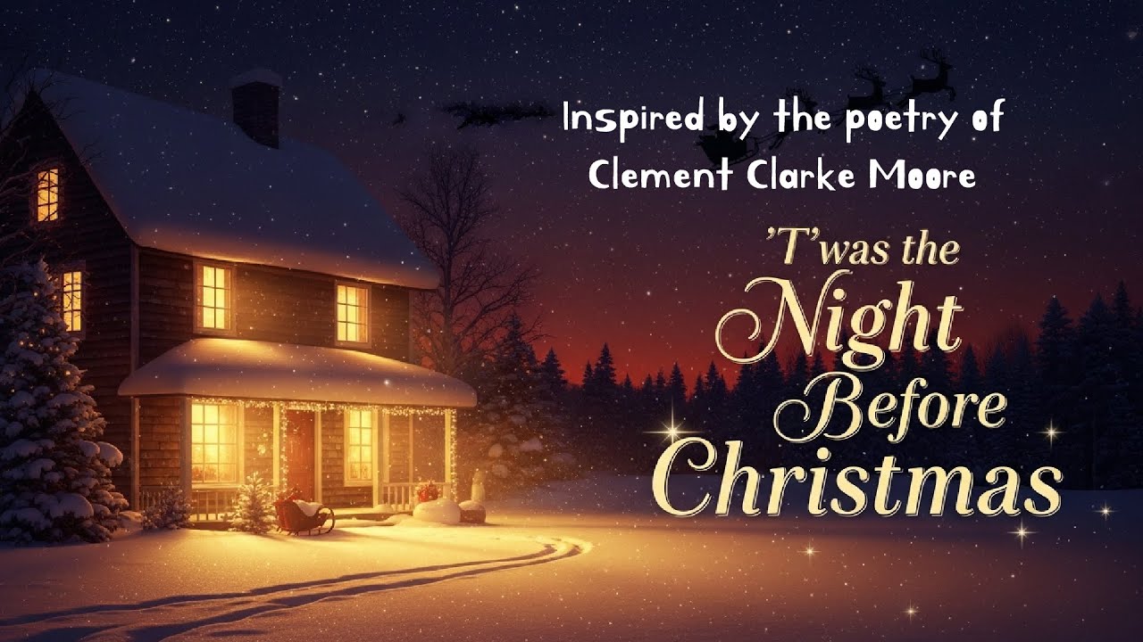 🎄 T'was the Night Before Christmas - Inspired by the poetry of Clement Clarke Moore | Happy Holidays