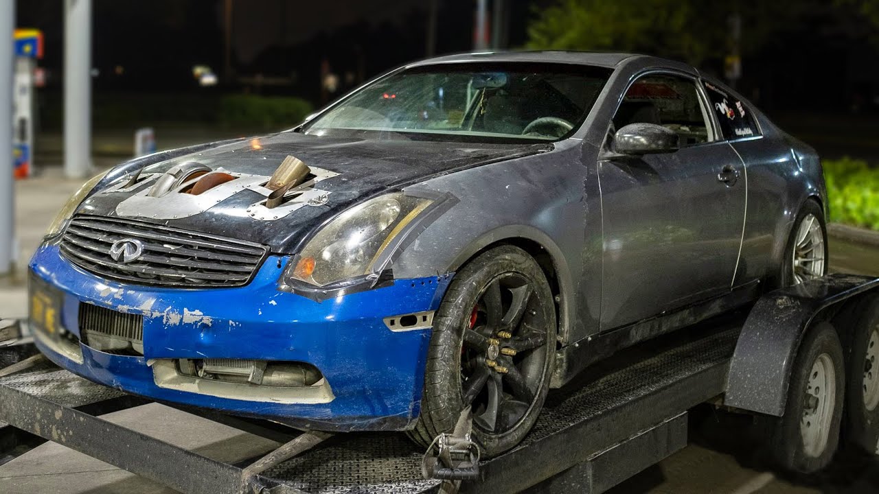 Ratchet turbo G35 calls out GODZILLA on the streets!