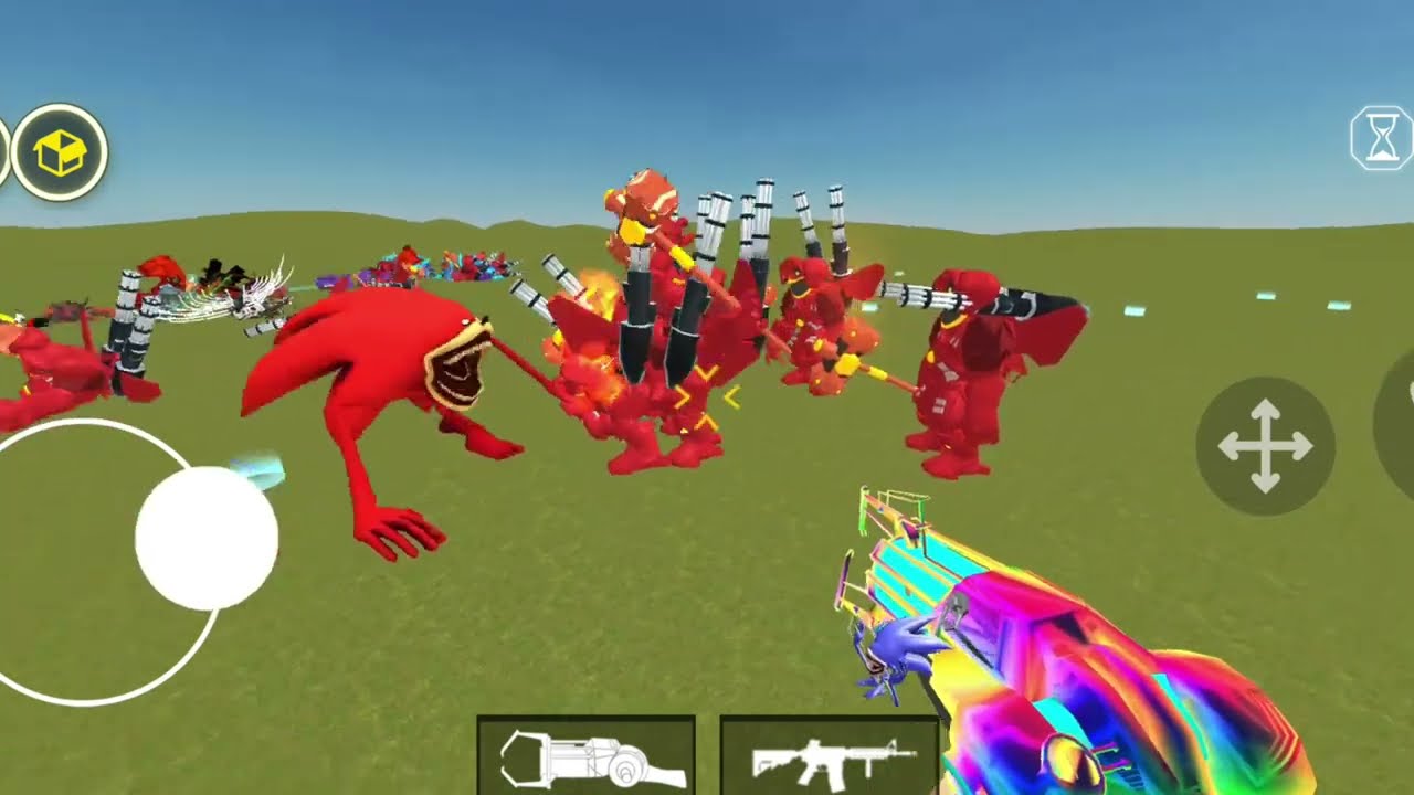 Nextbots In Playground mod NEW UPDATE meteor tool vs ALL UNLOCKED CHARACTERS!