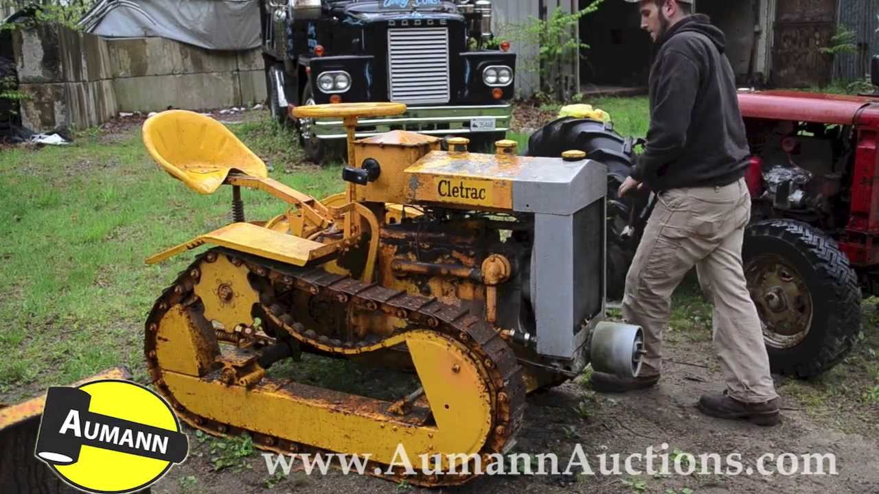 Cletrac Model F Crawler Tractor - Ken Avery Antique Tractor Collection Auction