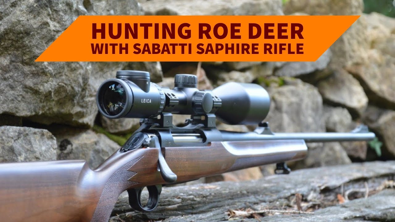 Hunting roe deer with Sabatti SAPHIRE rifle