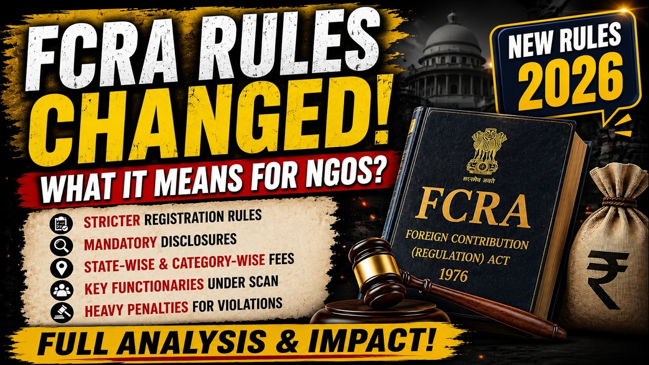 Foreign Contribution (Regulation) Act (FCRA) | Complete UPSC Explanation | Prelims + Mains 2026