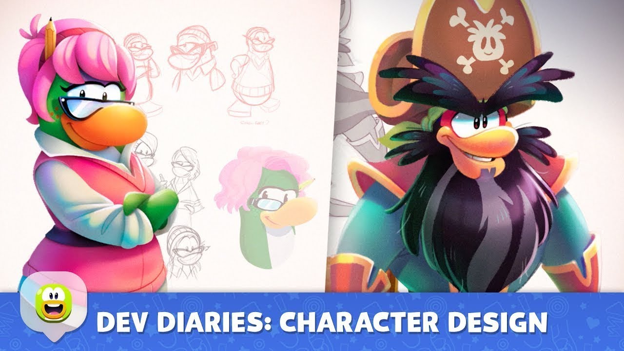 Dev Diaries: Character Design | Disney Club Penguin Island