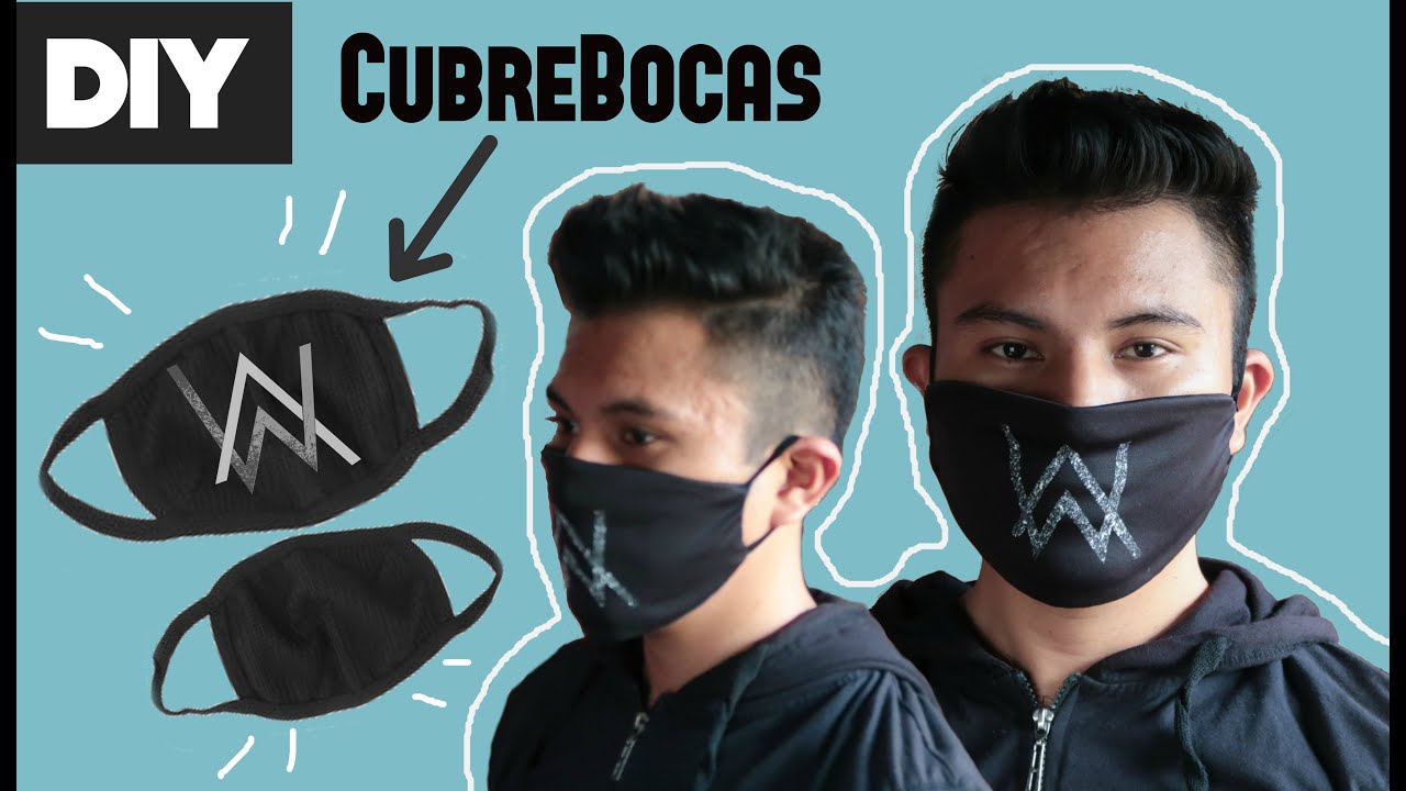 DIY Crea tu CubreBocas / Mascarilla  Alan Walker  || William Gordon