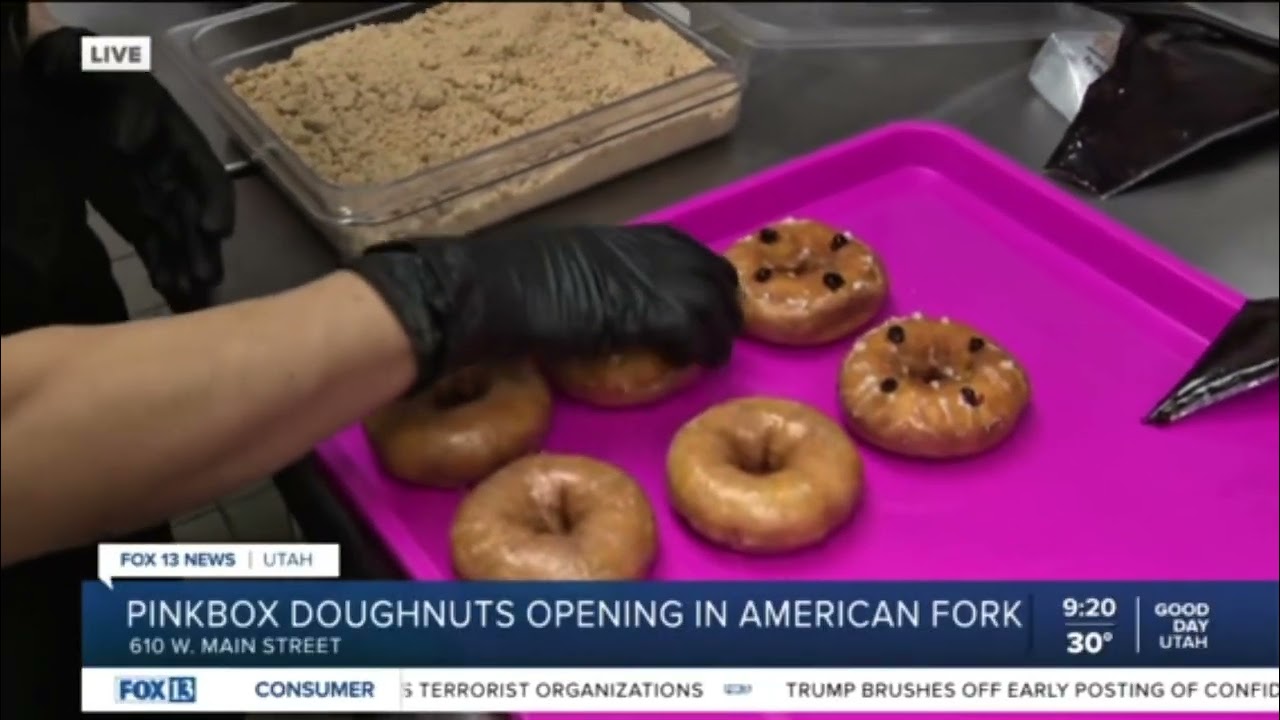 Good Day, Utah! We Went Live On TV With Pinkbox Doughnuts! 🍩📺