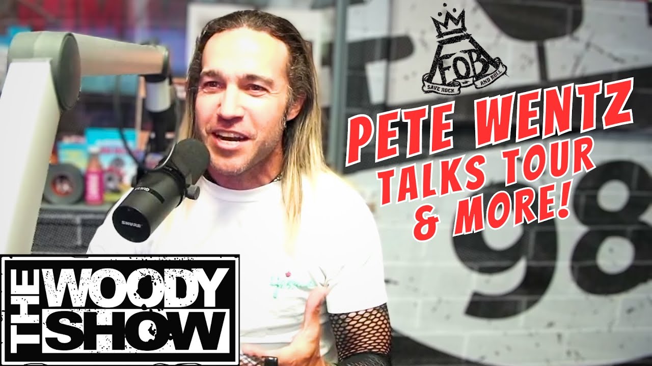 PETE WENTZ of Fall Out Boy joins The Woody Show!