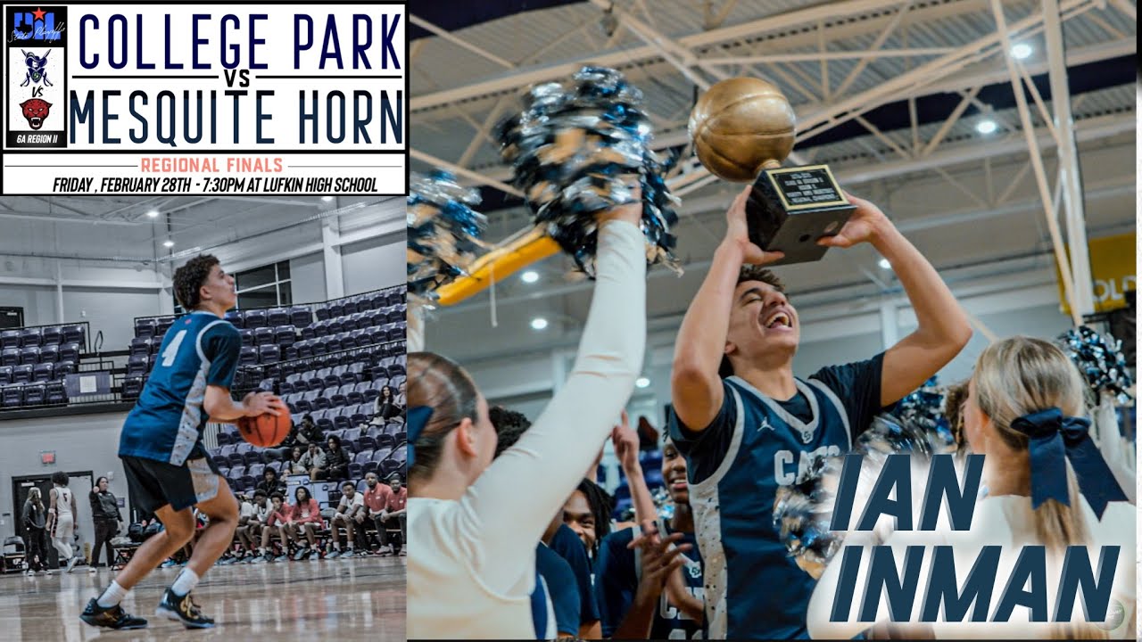 Regional Finals UIL State Playoffs | Ian Inman | College Park vs Mesquite Horn