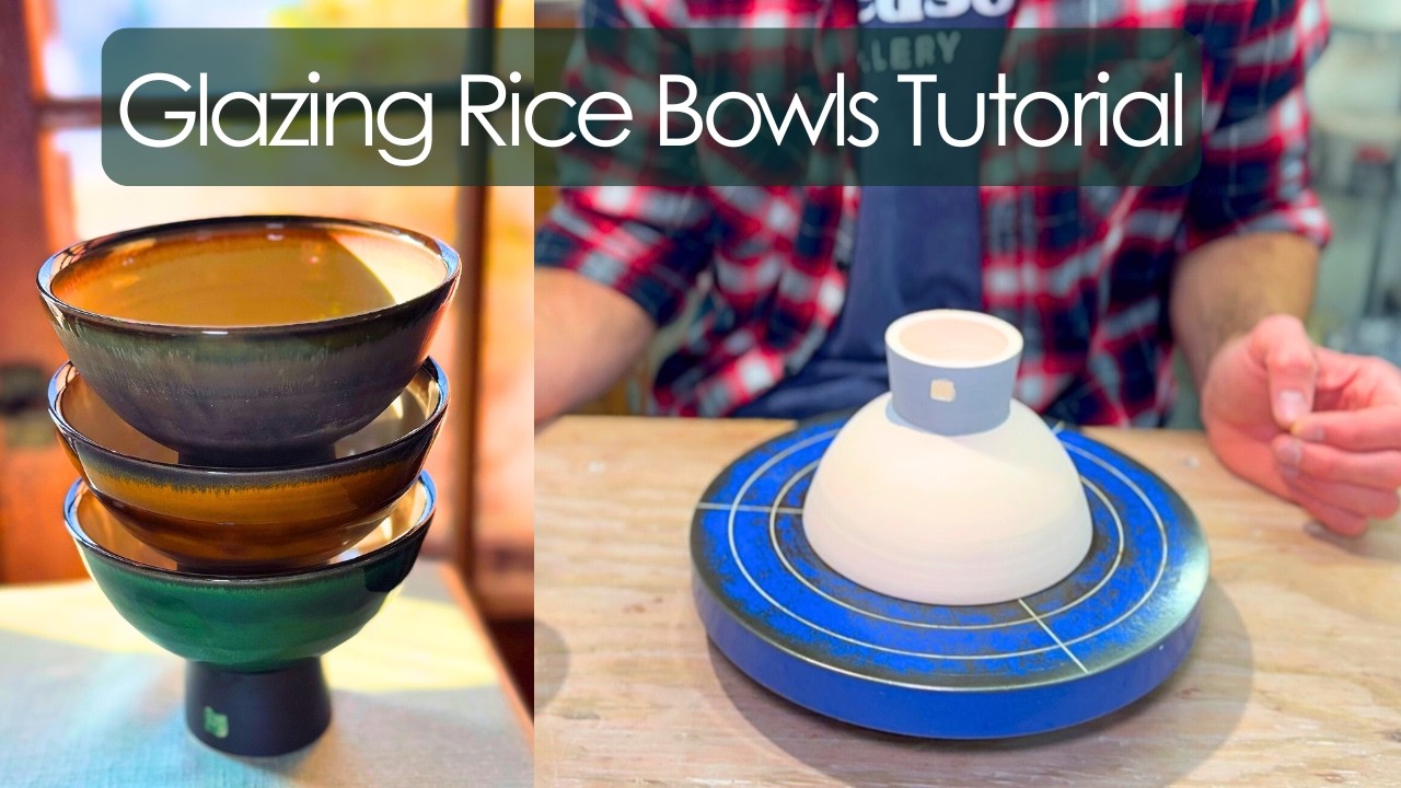 How to Glaze a Rice Bowl | Demo+ Instructions