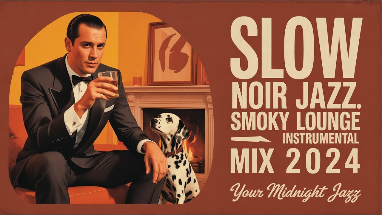 Slow Noir Jazz - 🌙 | Smoky Lounge Instrumental Mix 2024