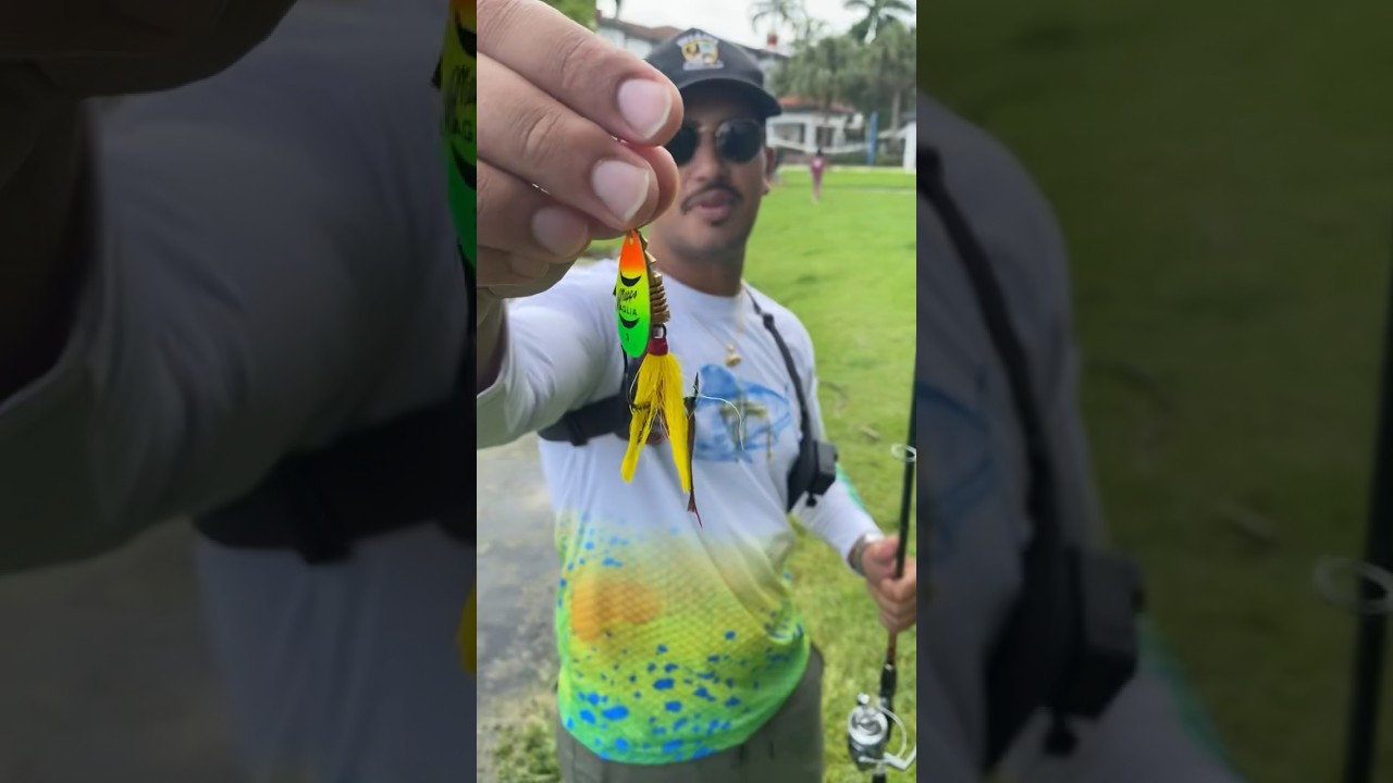 Caught Tilapia INSTANTLY With This Lure! #shorts #fishing