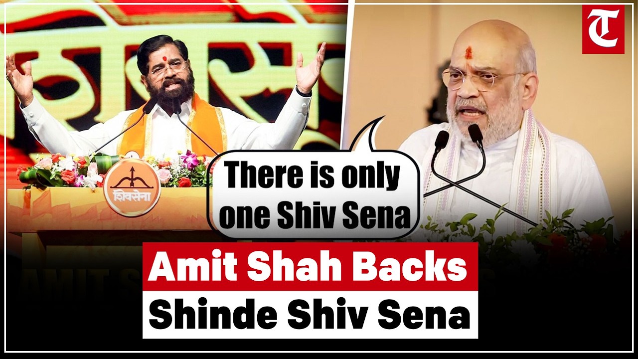 Amit Shah Backs Shinde-Led Shiv Sena, Says There Is Only One Shiv Sena