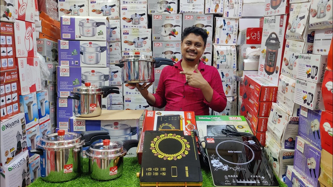 SKB cookware এর নিউ মডেলের সকল সাইজের প্রেশার কুকার সহ ইনডাকশন ও ইনফারেট চুলার দাম|Mrs Homemaker BD