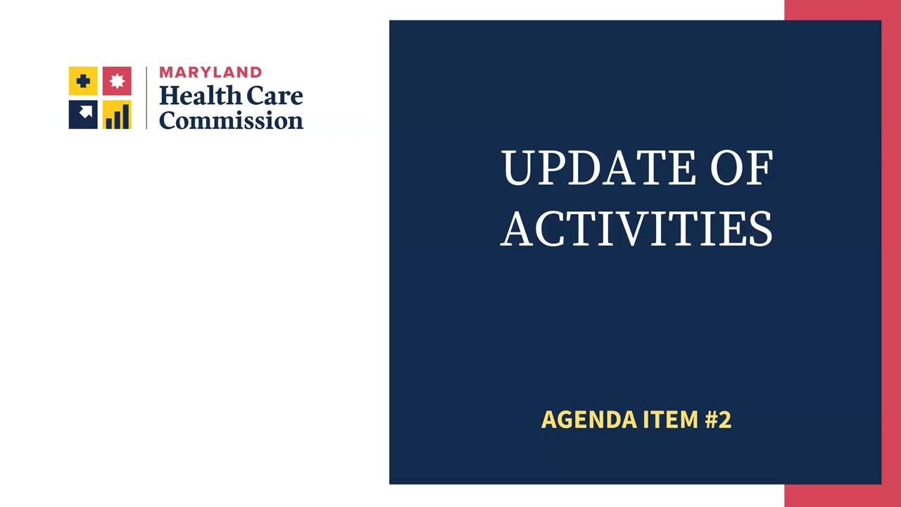 Maryland Health Care Commission December 2025 Commission Meeting