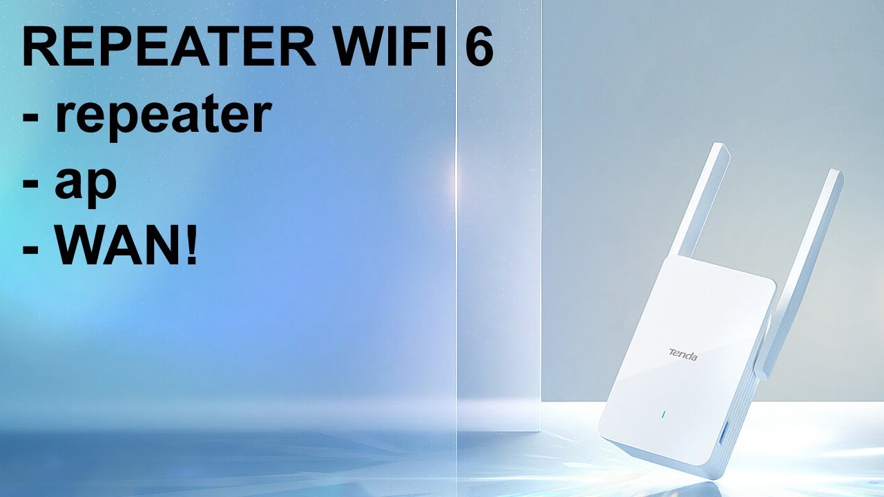 TENDA A33 - Wzmacniacz WIFI 6 dla światłowodu - prędkości trzymają POZIOM - SPEED w trybie REPEATER