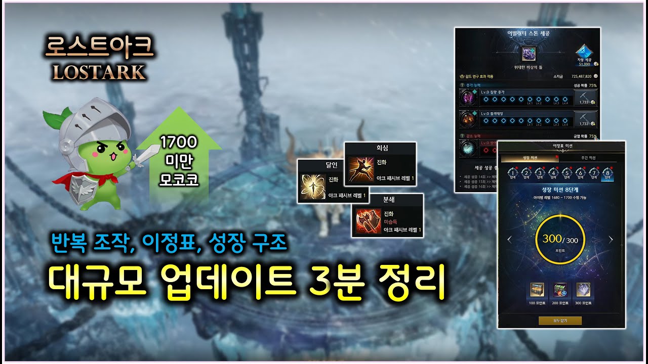 로아 대규모 업데이트, 핵심 3분 정리 [로스트아크]