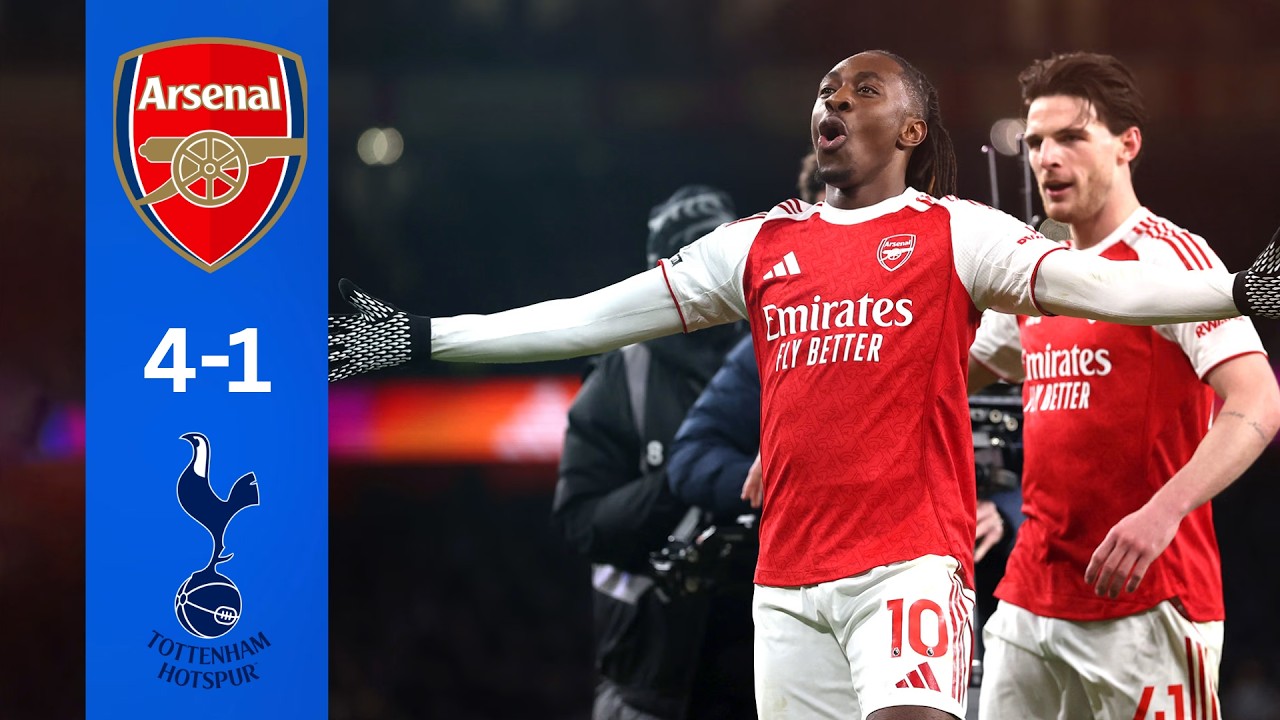 Arsenal vs Tottenham 4-1 - All Goals & Highlights )