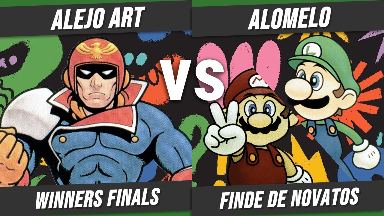 Finde De Novatos # 1 Alejo Art (Falcon) VS Alomelo (Mario / luigi) Winners finals