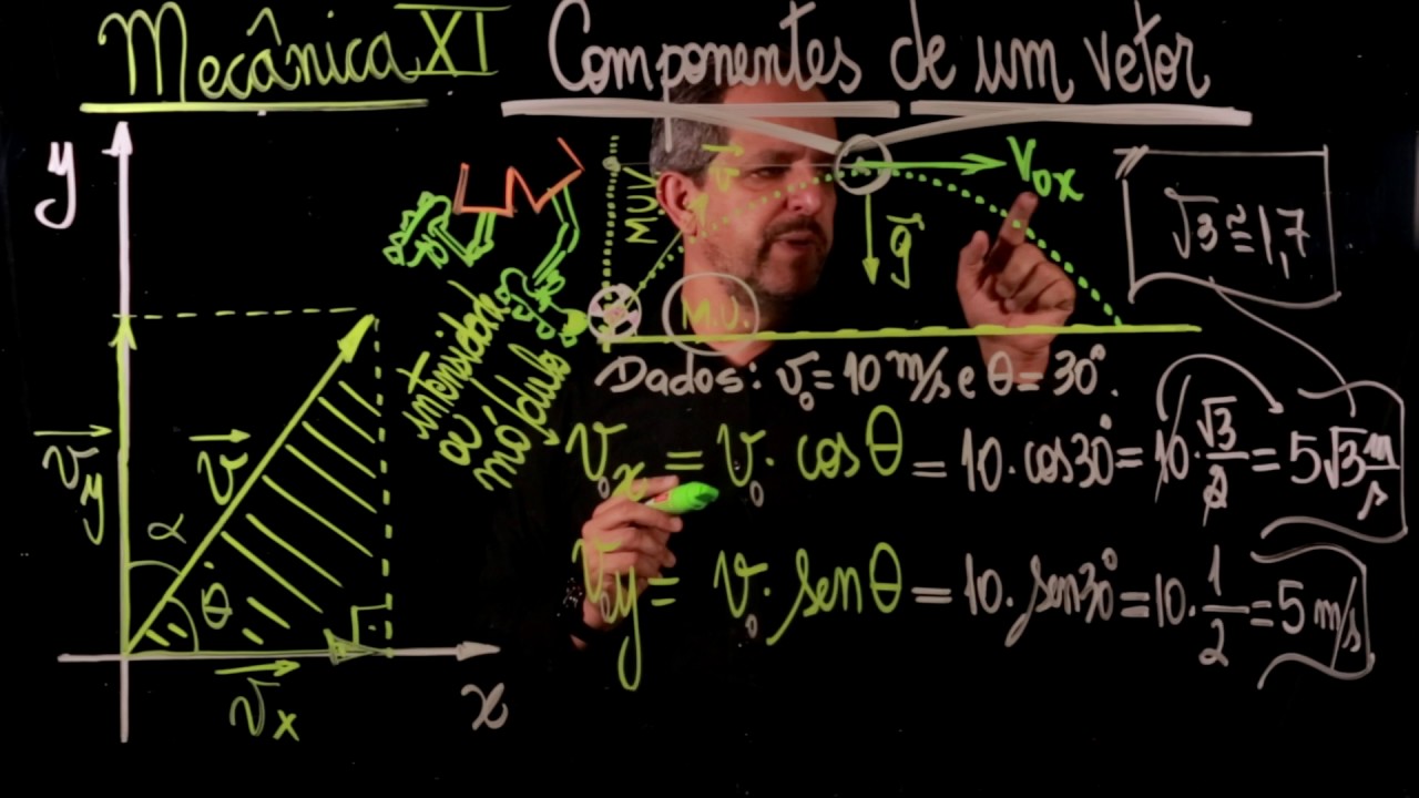 Aula 15 COMPONENTES DE UM VETOR