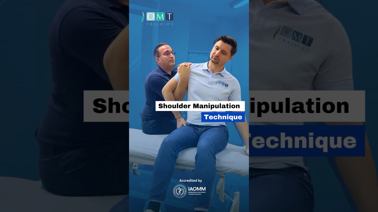How to do a Shoulder Manipulation Technique #jointmanipulation #chiropractor #manualtherapy