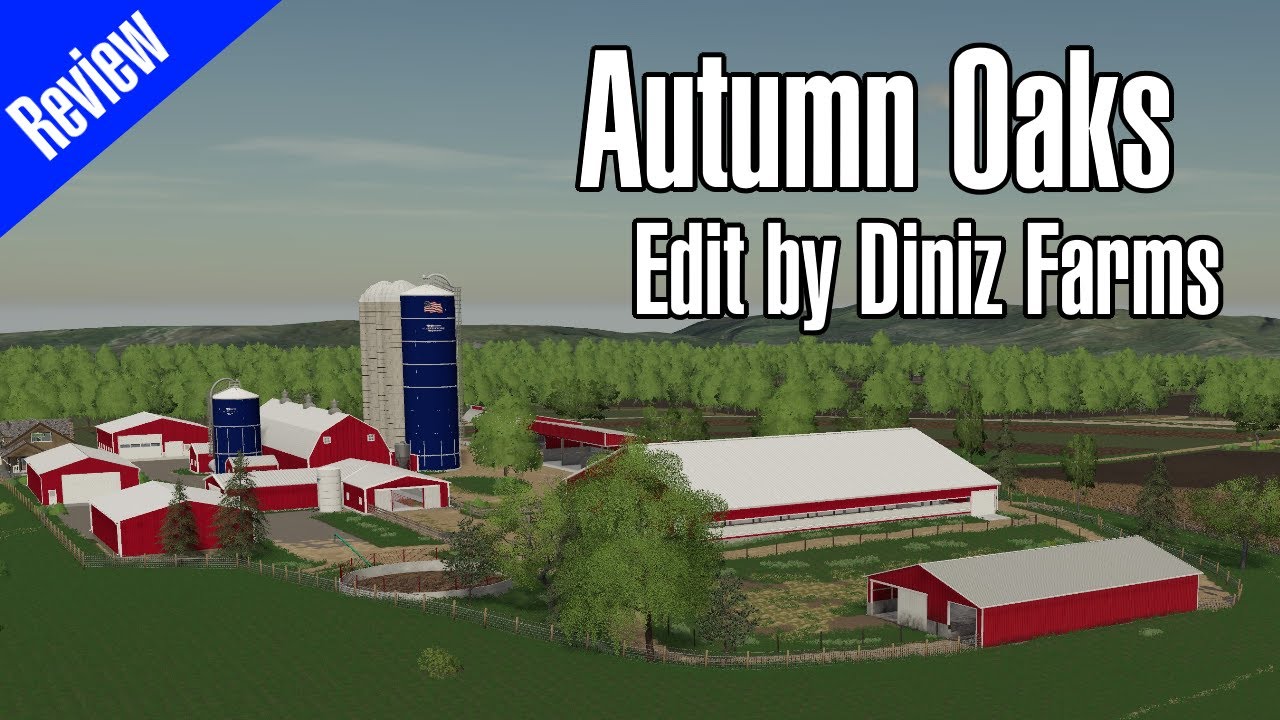 One of the most REALISTIC dairy farming maps in Farming Simulator! - Autumn Oaks edit by Diniz Farms