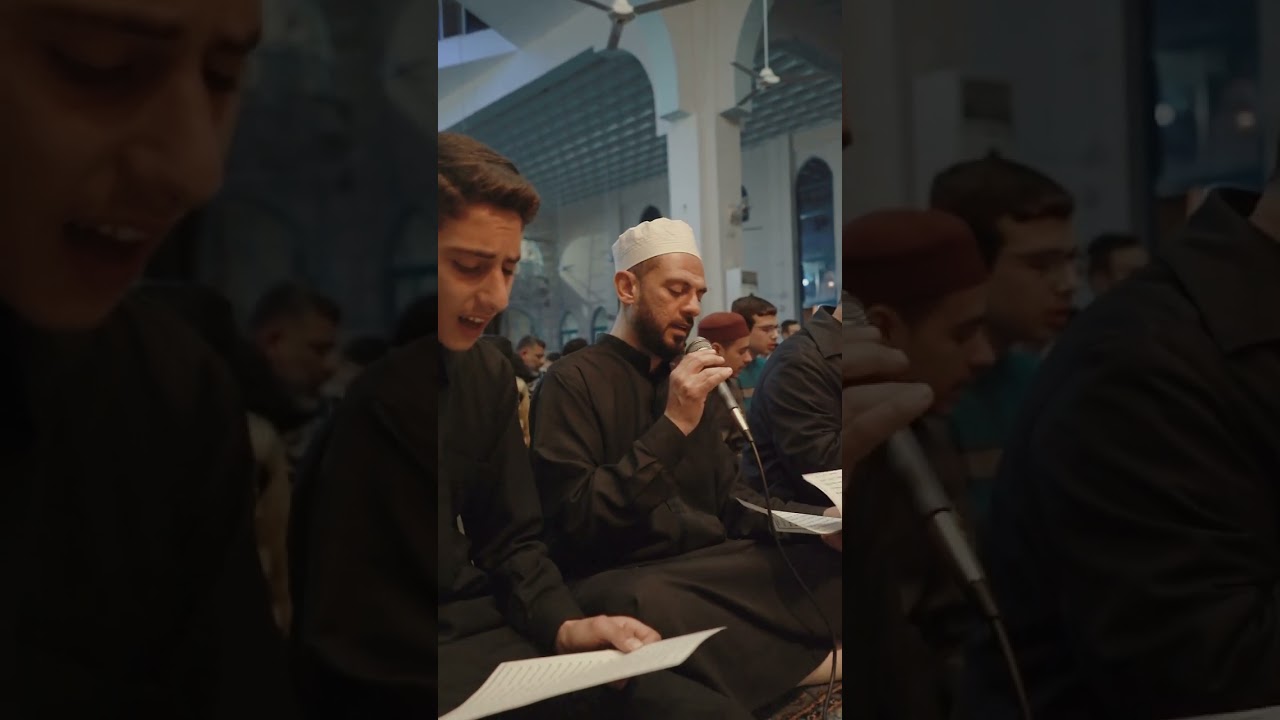أجواء #رمضان من #مسجد العلّامة #محمّد_الحامد بمدينة #حماة خلال شهر #رمضان_المبارك ♥️.