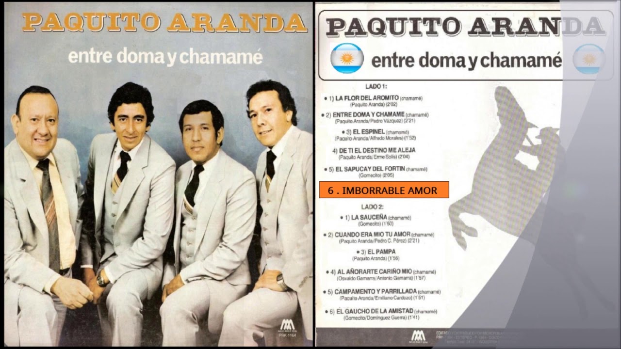 PAQUITO ARANDA  🎠 🎠 🎠 Del album 
