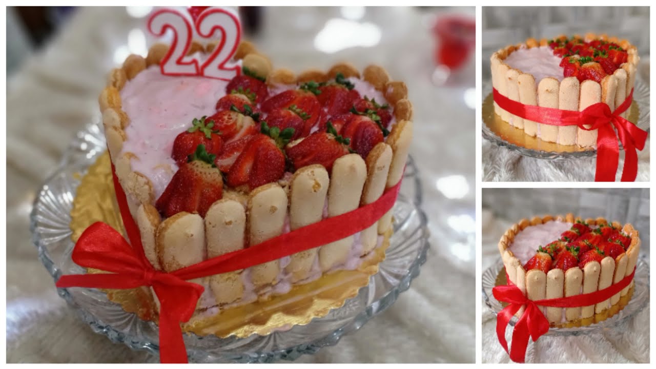 شارلوت بالفرولة وصفة سهلة وبنة خيالية charlotte aux fraises