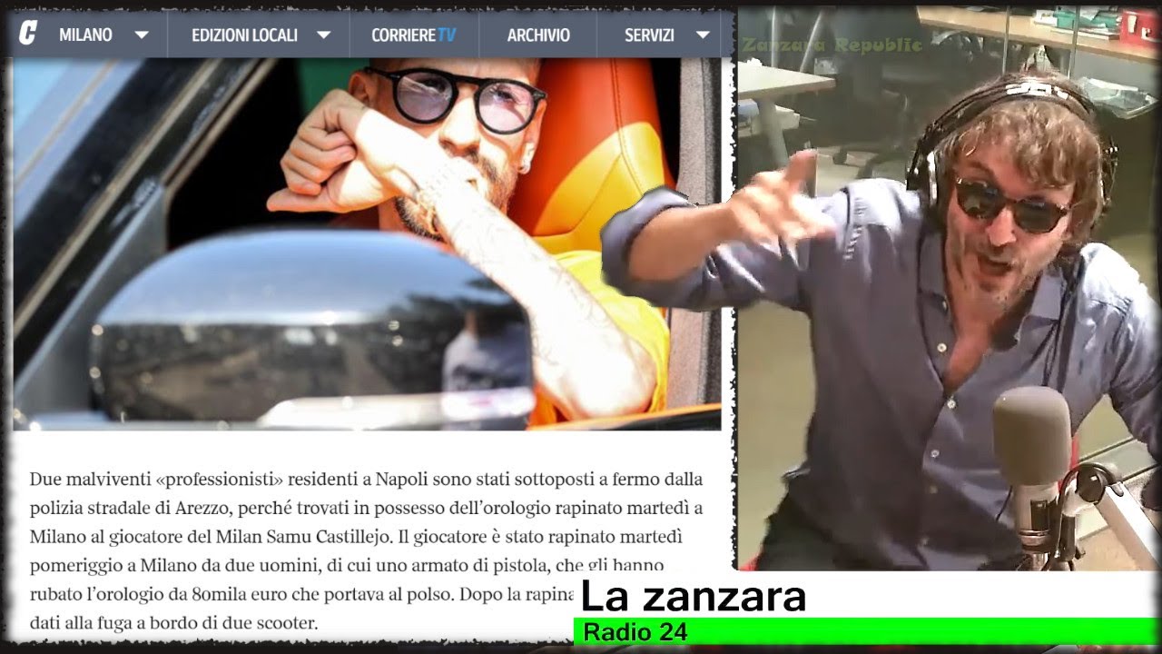 Cruciani e i trasfertisti napoletani - La Zanzara 11 e 12.6.2020