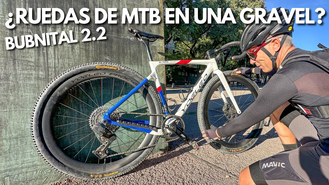 ¿Ruedas de MTB en una GRAVEL? Pruebo con ruedas de 2.2 | ¿Idea loca para la Titan Desert?